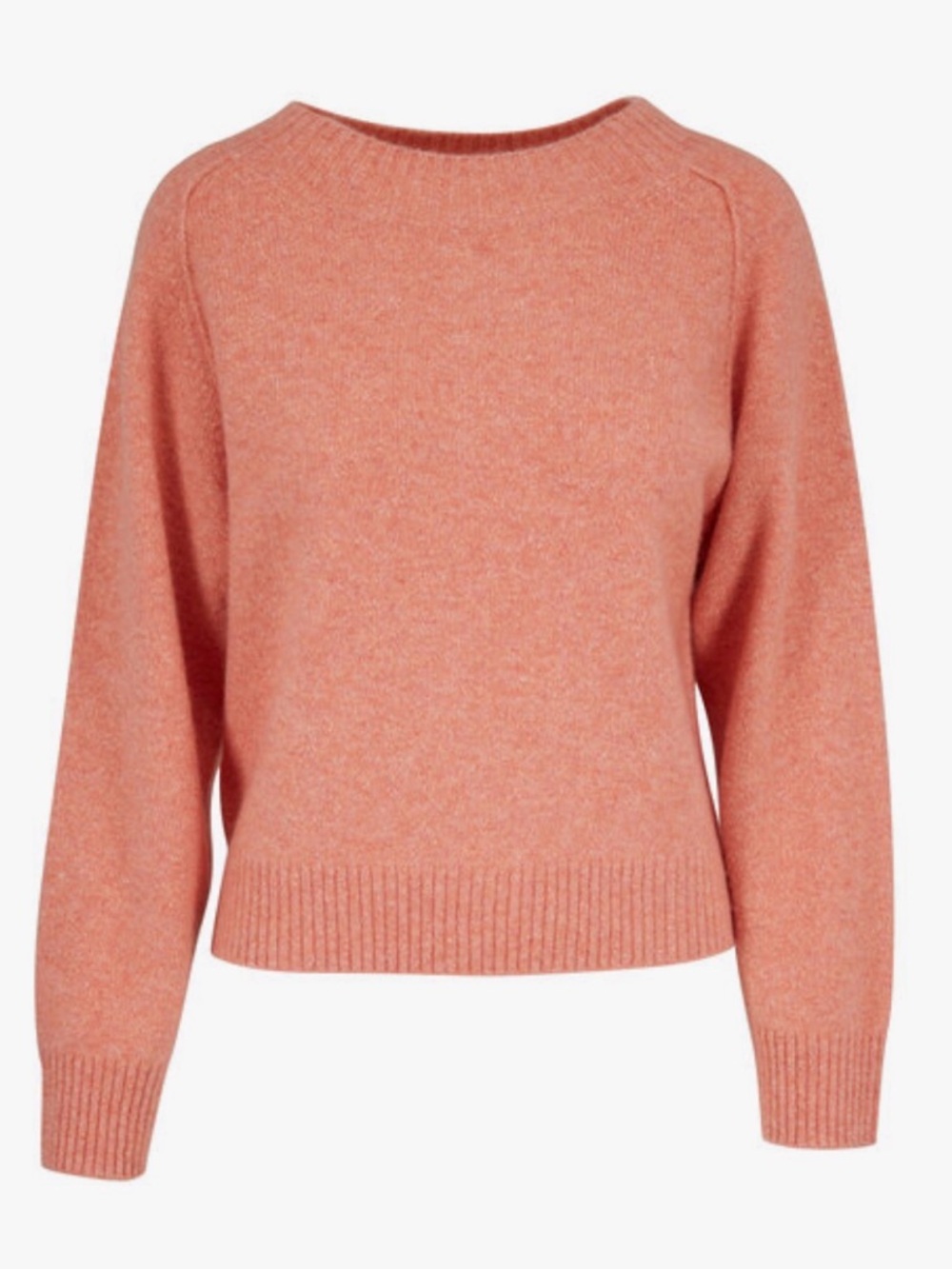 Vince Sweater Peach Blossom Cashmere Silk Blend Pink Knit Soft Womens Medium New